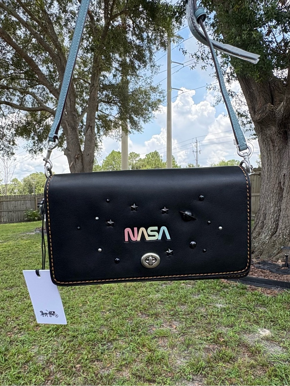 Coach x NASA Dinky Crossbody Clutch - Picture 2 of 16